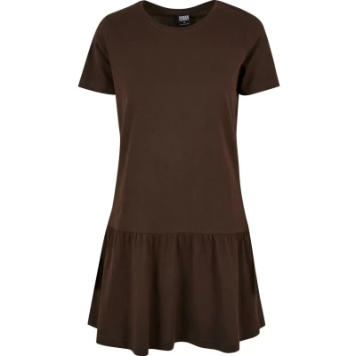 Image of Urban Classics Valance Jersey dress, Women&#039;s, Size: Large, Brown