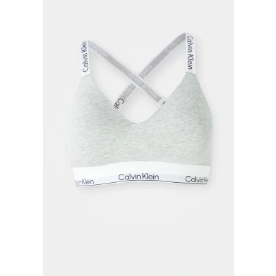 Image of Calvin Klein Women&#039;s Bralette, Grey (Grey Heather), L