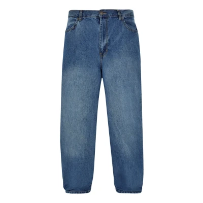 Image of Urban Classics Relaxed fit jeans, Men&#039;s, Size: 30, Middeepblue