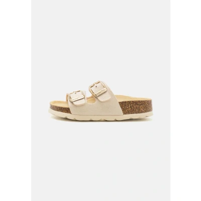 Image of Superfit Fussbettpantoffel Sandals Mules for kids, Size: 9.5K, Gold Pu