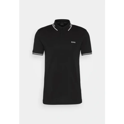 Image of BOSS PAUL Polo shirt, Men&#039;s, Size: Small, Black