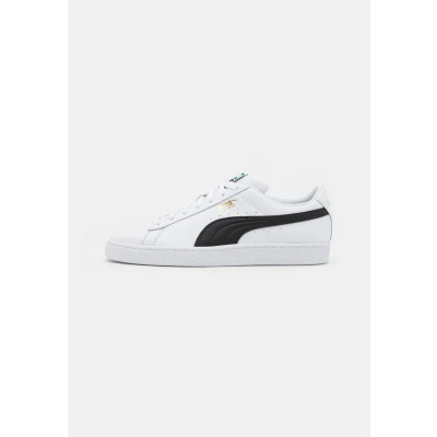 Image of Puma Basket Classic XXI Casual Shoes, White Black, 4.5 UK