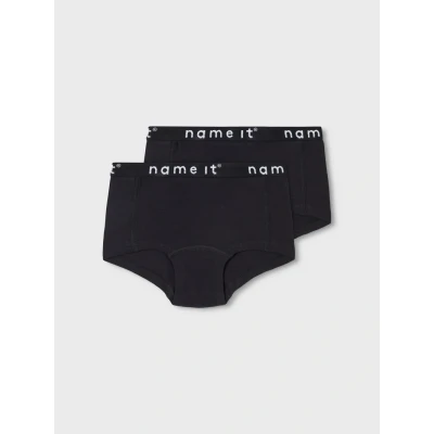 Image of Name it Nkfhipster 2 PACK Briefs for kids, Size: 7 8y, Black/white