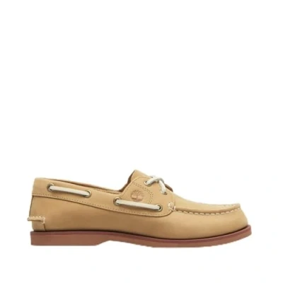 Image of Timberland Boat shoes, Women&#039;s, Size: 3.5, Medium beige Nubuck