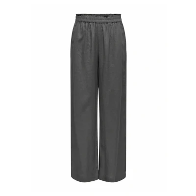 Image of ONLY Women&#039;s Onltokyo Hw Linen Blend PNT Noos Trousers, magnet, S / 32L
