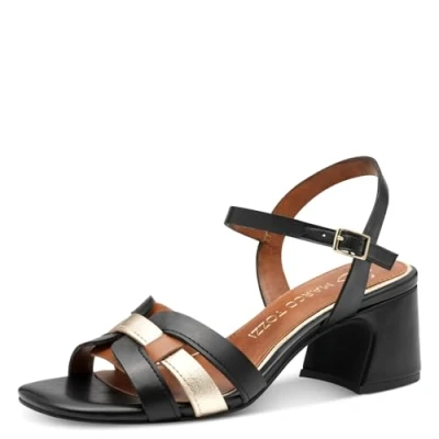 Image of Marco Tozzi Sandals, Women&#039;s, Size: 7, Black comb shoes