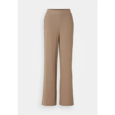 Image of Pieces Pcvinsty Trousers, Women&#039;s, Size: Sx32, Brown