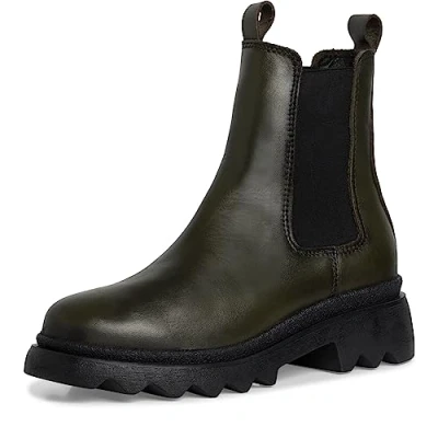 Image of Tamaris Chelsea Ankle boots, Women&#039;s, Size: 4, Olive Leather