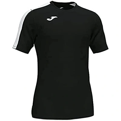 Image of Joma Men&#039;s Academy Short Sleeve T Shirt Black