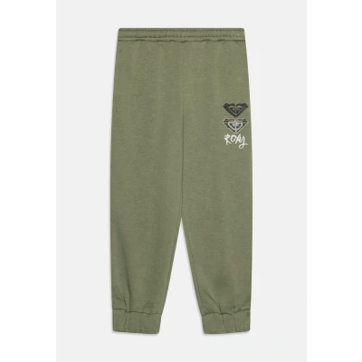 Image of Roxy SURF Feeling WIDE PANT Brushed Tracksuit bottoms for kids, Size: 6y, Oil green