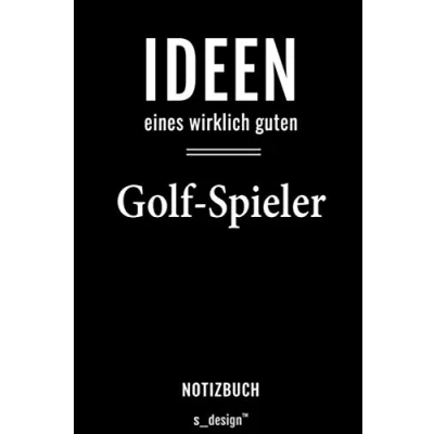 Image of Notizbuch für Golf Spieler: Originelle Geschenk Idee [120 Seiten gepunktet Punkte Raster blanko Papier]