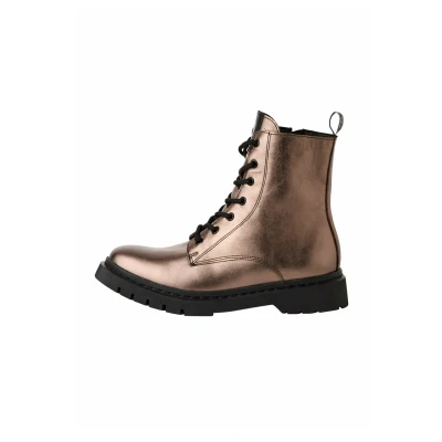 Image of Tamaris Platform ankle boots, Women&#039;s, Size: 3.5, Bronce Leather/synthetics