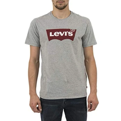 Image of Levi&#039;s Men&#039;s Graphic Set in Neck, Grey, XS