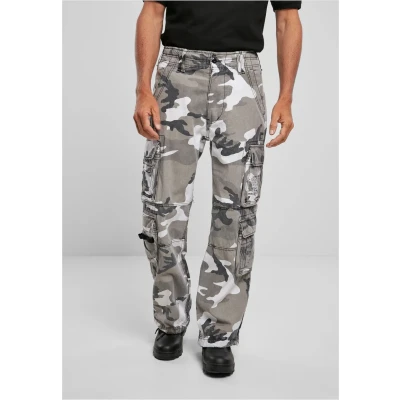 Image of Brandit PURE Vintage Cargo trousers, Men&#039;s, Size: Large, Snowcamo