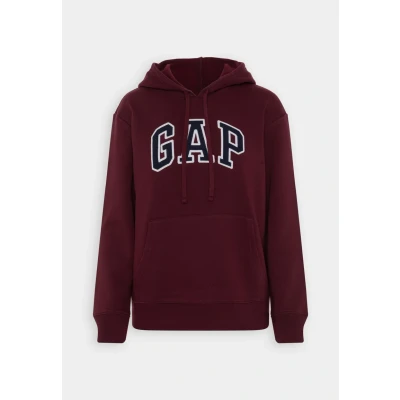 Image of GAP Heritage Sweatshirt, Women&#039;s, Size: XS, Ruby wine