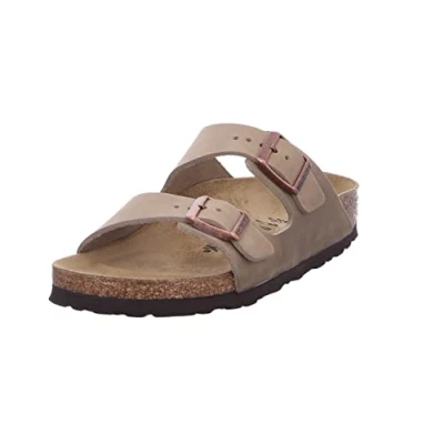 Image of Birkenstock Arizona Narrow FIT Mules, Size: 39, Tabacco brown shoes