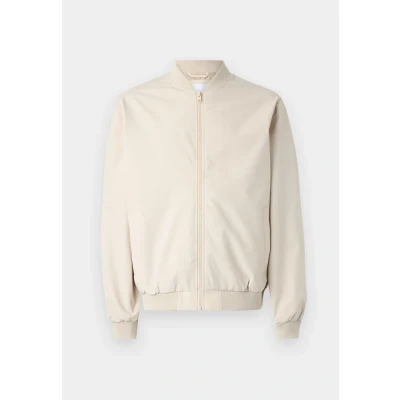 Image of Jack &amp; Jones Jjecharge Bomber Jacket, Men&#039;s, Size: Medium, Moonbeam