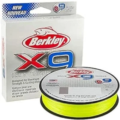 Image of Berkley X9™ Braid Flame Green 0,12mm (150m) Braided fishing line