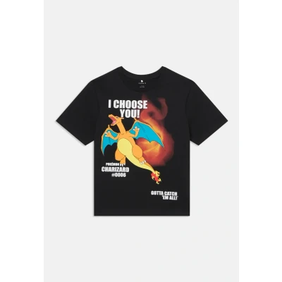 Image of Name it Nkmjavis Pokemon SKY Print Tshirt for kids, Size: 11 12y, Black