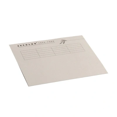 Image of Jalema 3863111 Pack of 10 Simple Eco Friendly Document Folders A4 225 g/m² Tree Free Secolour 310 x mm Natural Beige