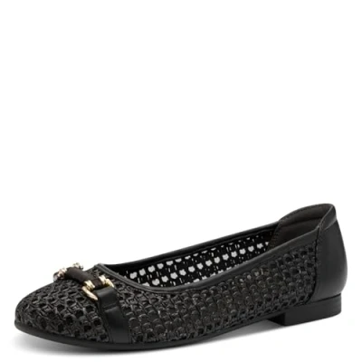 Image of Tamaris Ballet pumps, Women&#039;s, Size: 5, Black Leather and textile