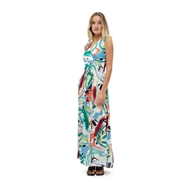 Image of Desires Destiny Sleeveless Maxi dress, Women&#039;s, Size: Large, P gardenia print