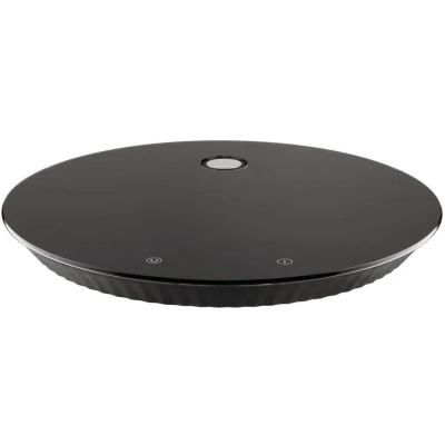 Image of Alessi Kitchen Scale Plisse Black MDL16 B by Michele De Lucchi