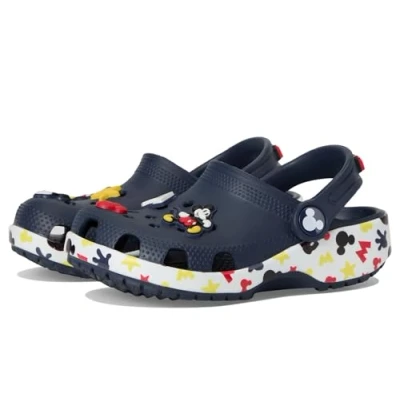 Image of Crocs Mickey Friends Unisex Slippers multicoloured for kids, Size: 4K, Multi coloured Synthetics