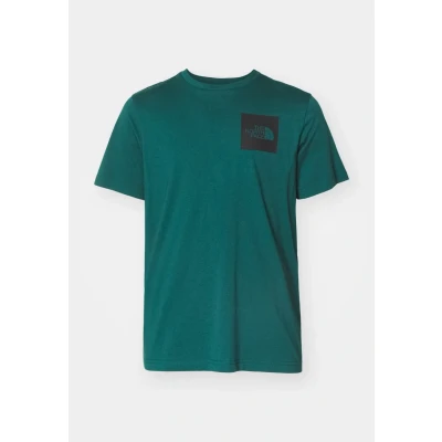 Image of The North Face FINE TEE Print Tshirt, Men&#039;s, Size: Medium, Deep nori