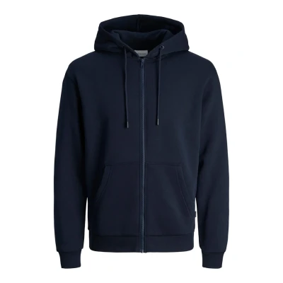 Image of JACK &amp; JONES Men&#039;s Jjebradley Sweat Zip Hood Noos Sweatshirt Jacket, Blazer Navy, XXL