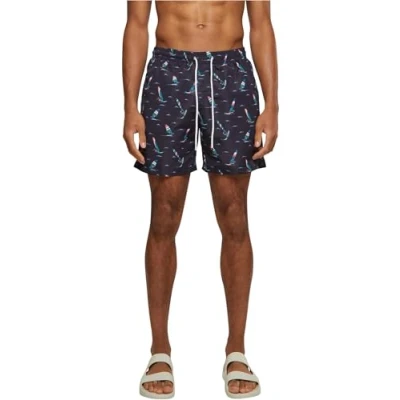 Image of Urban Classics Pattern Swimming shorts, Men&#039;s, Size: 5XL, Surf aop