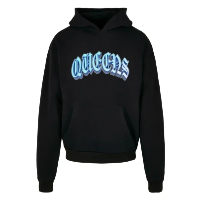 Image of Upscale by Mister Tee Queens Ultra Heavy Oversize Hoodie, Men&#039;s, Size: XL, Black