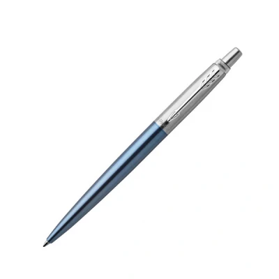 Image of Parker Jotter Ballpoint Pen Waterloo Blue Medium Point Ink Gift Box