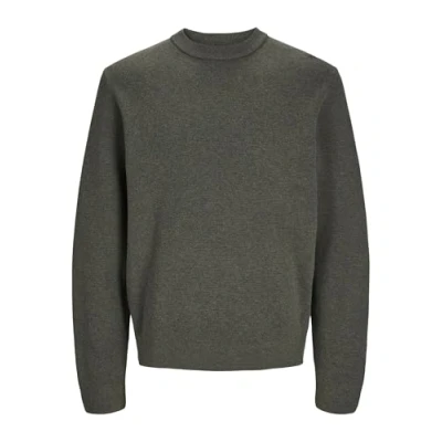Image of Jack &amp; Jones Premium Jprblamilano Jumper, Men&#039;s, Size: Medium, Anthracite