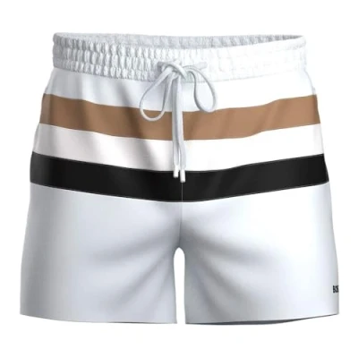 Image of BOSS Louis Swimming shorts, Men&#039;s, Size: Medium, White