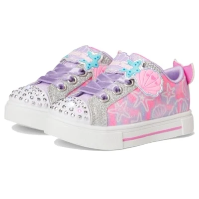 Image of Skechers Trainers for kids, Size: 4K, Lavender/multi Synthetics/textile