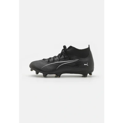 Image of Puma Ultra 5 MATCH+ FG/AG Moulded stud football boots, Men&#039;s, Size: 7.5, Black/white Textile/synthetics