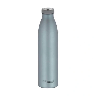Image of THERMOcafé by THERMOS TC Bottle Ice Blue Mat 0.75 L, Stainless Steel Vacuum Flask, Carbonated Proof, 12 Hours Hot 24 Cold, Leak for School, On The Go and Office
