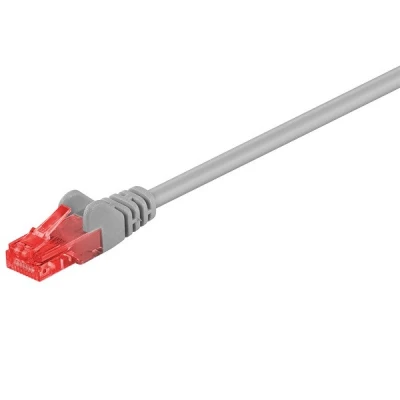 Image of Network cable grey, UTP Cat6, 1m