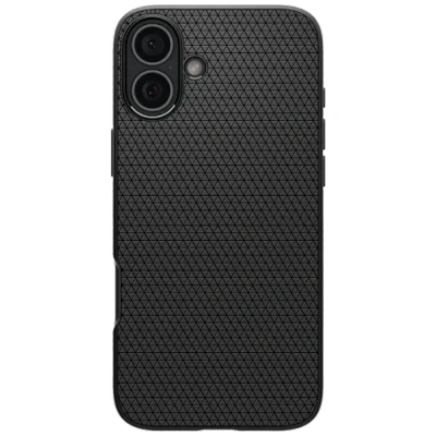 Image of Spigen Liquid Air TPU Back Cover Black Apple iPhone 16