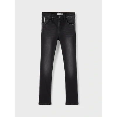 Image of NAME IT Boy&#039;s Jeans, Black Denim, 6 Years