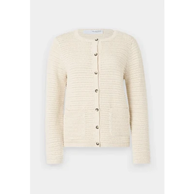 Image of Selected Femme Slfvinna Structure Cardigan, Women&#039;s, Size: 8, Birch