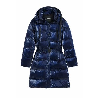 Image of Desigual Winter coat, Women&#039;s, Size: 8, Blue