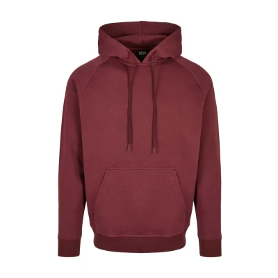 Image of Urban Classics Blank Hoodie, Men&#039;s, Size: 5XL, Cherry