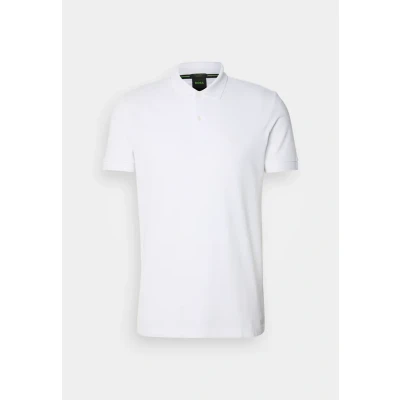 Image of BOSS Mens Short Sleeve Polo, White100, M