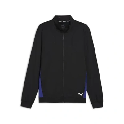 Image of Puma FULL ZIP Jacket Zipup sweatshirt blacklapis lazuli, Men&#039;s, Size: XL, black lapis lazuli