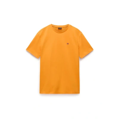 Image of Napapijri Salis SUM MED MEL Basic Tshirt, Men&#039;s, Size: Small, Apricot