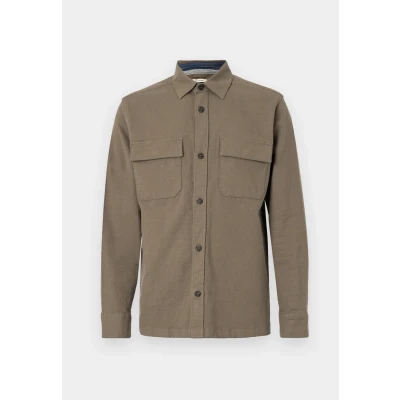 Image of TOM Tailor Overshirt Shirt, Men&#039;s, Size: XXL, Smokey olive green