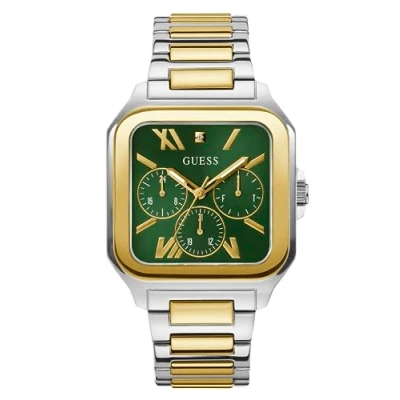 Image of Guess Integrity Watch, Men&#039;s, Size: One Size, Green sunray