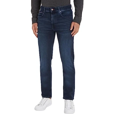 Image of Tommy Hilfiger CORE Bleecker Slim fit jeans, Men&#039;s, Size: 38x32, Iowa blueblack